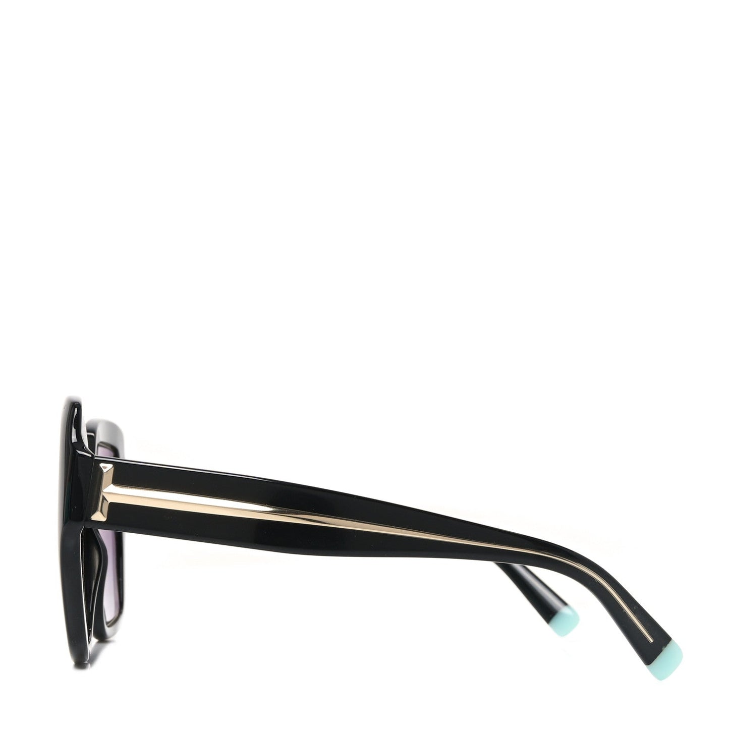 Tiffany Acetate Metal Cat Eye Sunglasses TF4183 Black