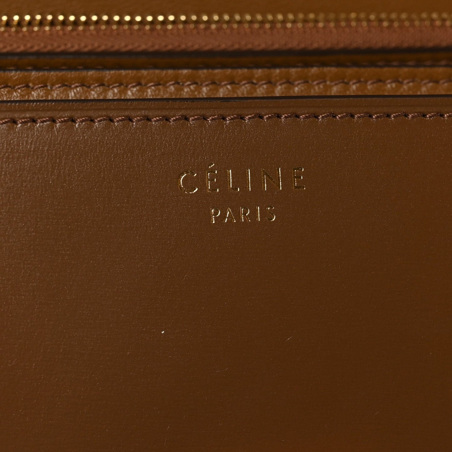 Celine Box Calfskin Medium Classic Box Flap Bag Camel