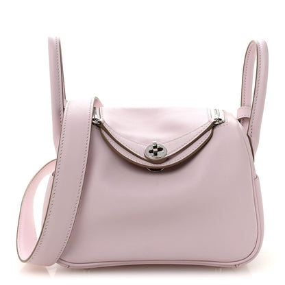 Hermes Swift Verso Mini Lindy 20 Mauve Pale Gold