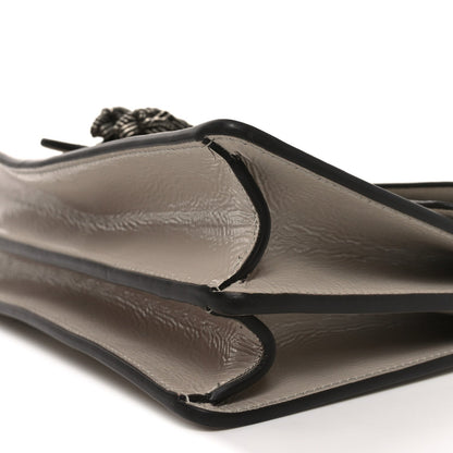 Gucci Crinkled Patent Small Dionysus Shoulder Bag Sphinx