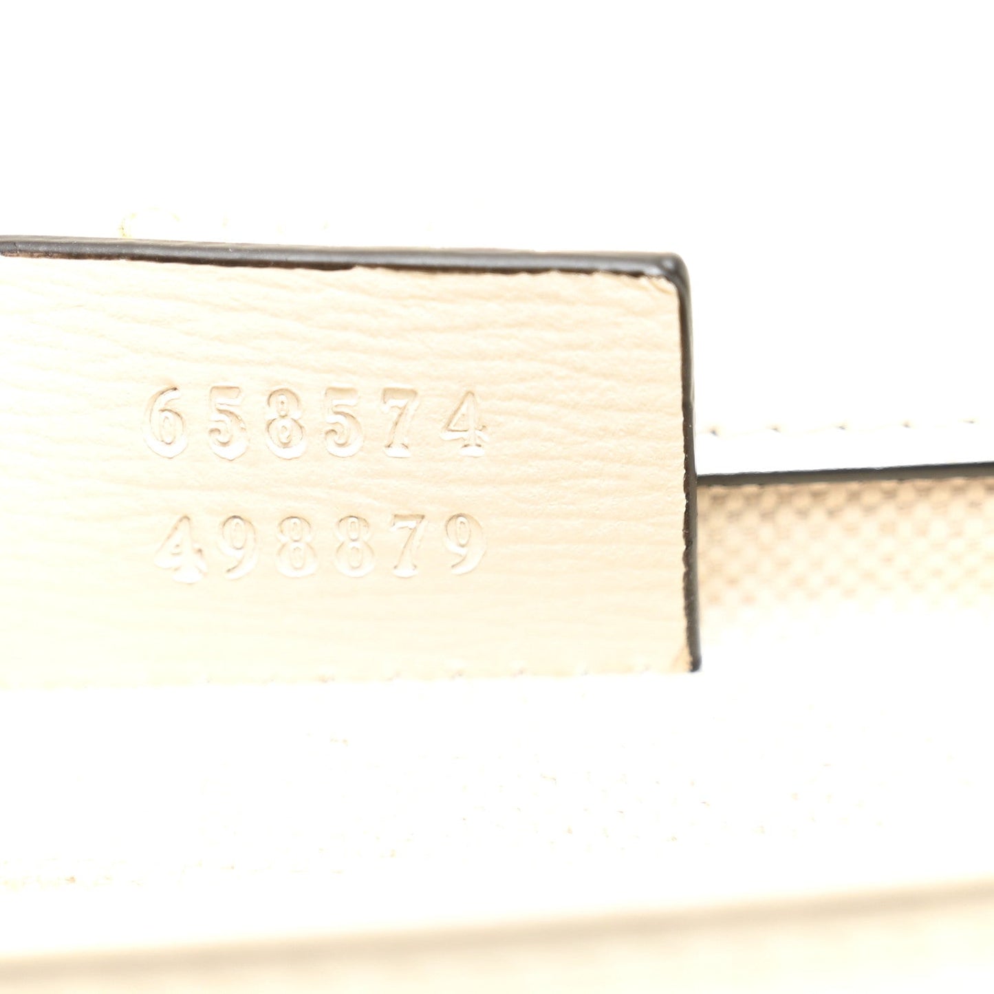 Gucci GG Supreme Monogram Web Mini Horsebit 1955 Shoulder Bag Beige Mystic White