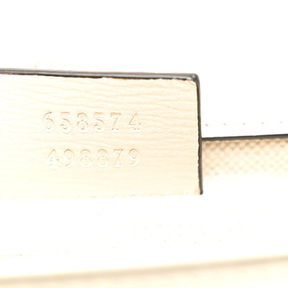Gucci GG Supreme Monogram Web Mini Horsebit 1955 Shoulder Bag Beige Mystic White