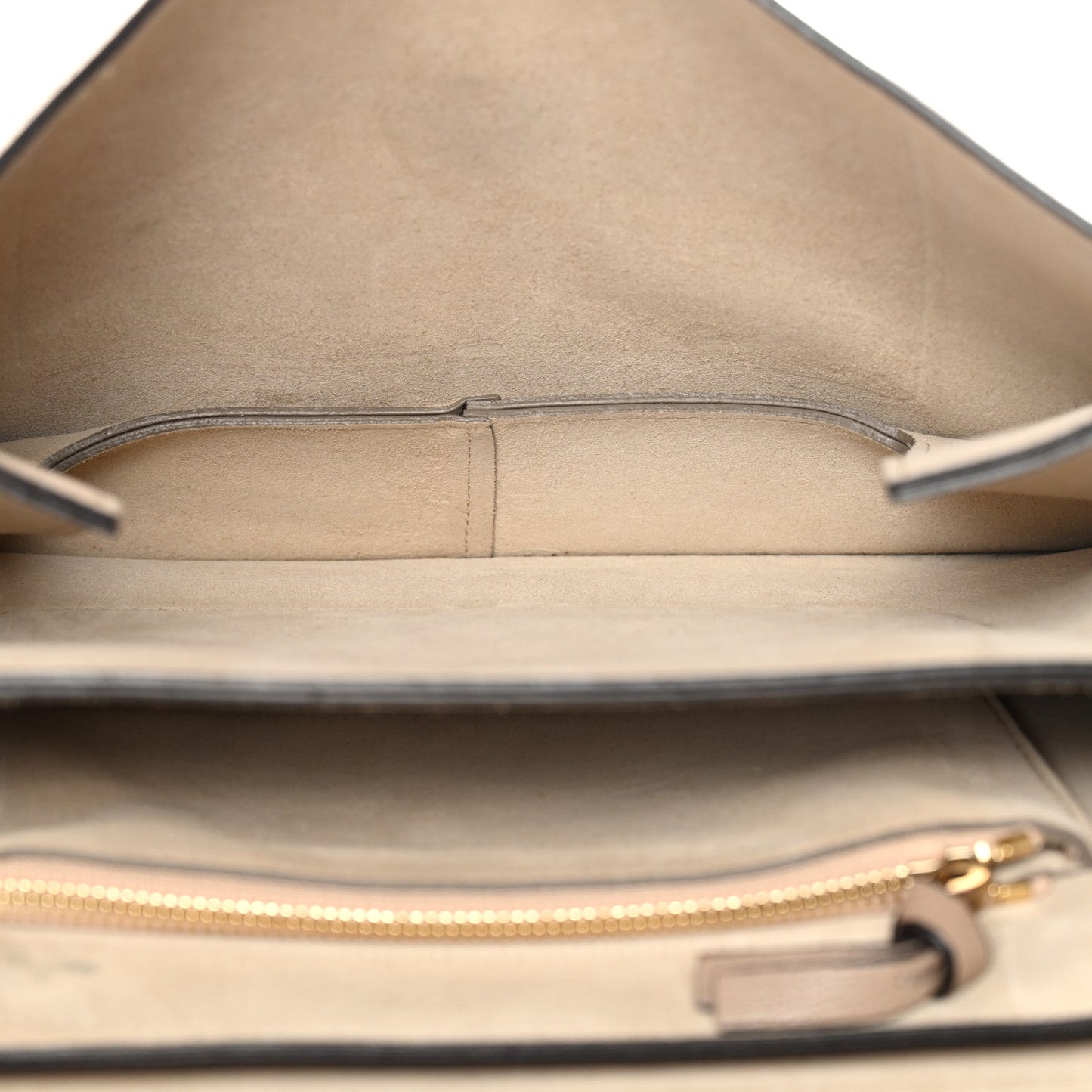 Chloe Goatskin Medium Faye Shoulder Bag Motty Grey