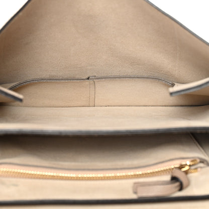 Chloe Goatskin Medium Faye Shoulder Bag Motty Grey