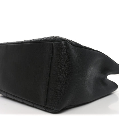 Chanel Caviar Quilted Grand Shopping Tote GST Black