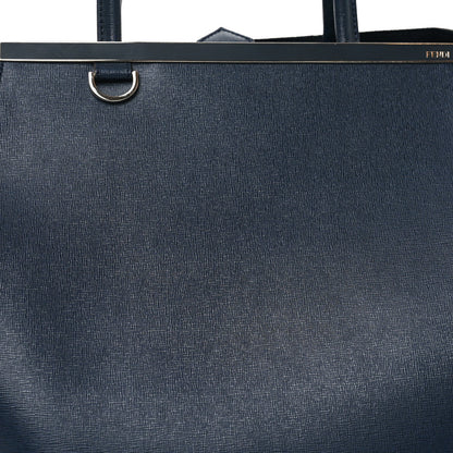 Fendi Vitello Elite Large 2Jours Tote Ametista
