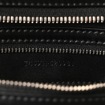 Gucci Calfskin Petite GG Medium Tote Bag Black