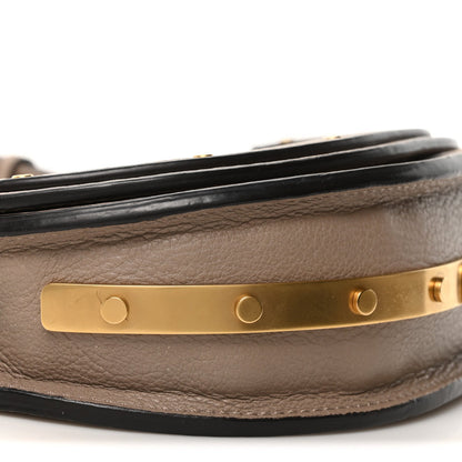 Chloe Calfskin Small Nile Bracelet Minaudiere Bag Motty Grey
