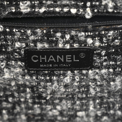 Chanel Tweed Calfskin Tweedy Shopping Tote Beige