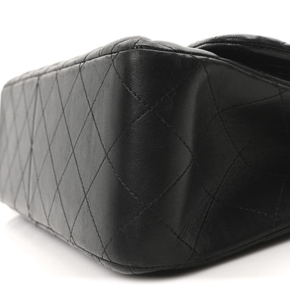 Chanel Lambskin Quilted Jumbo Double Flap Black