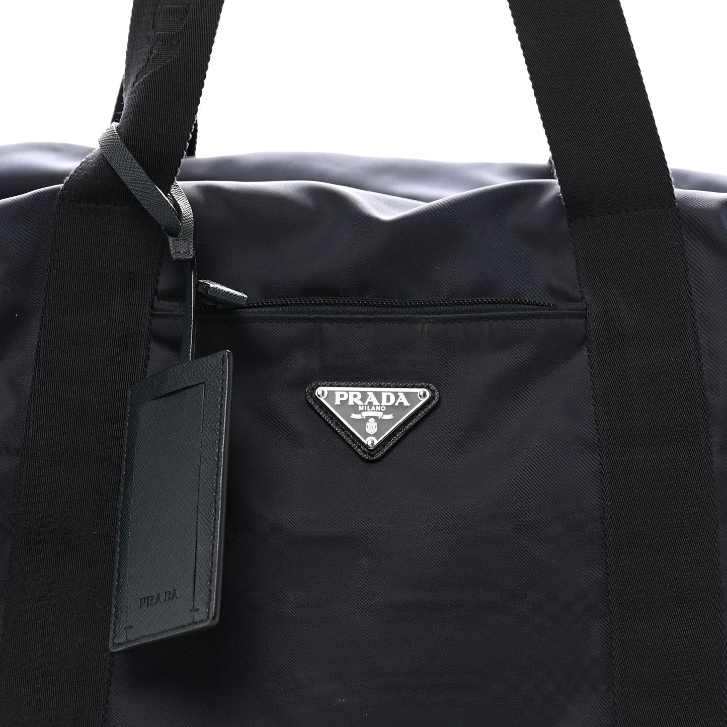 Prada Re-Nylon Saffiano Duffle Bag Navy