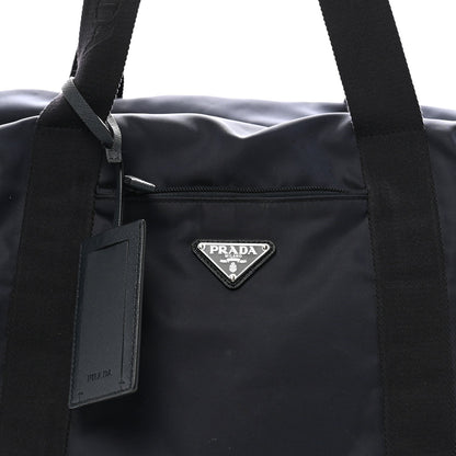 Prada Re-Nylon Saffiano Duffle Bag Navy