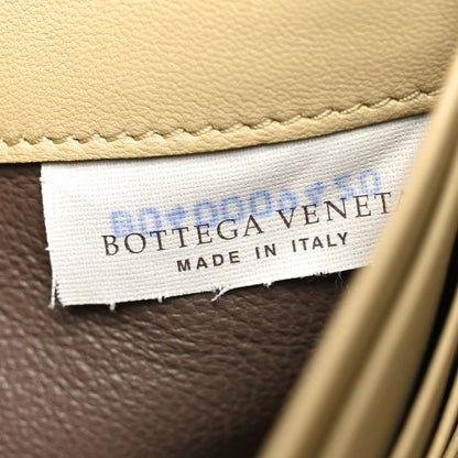 Bottega Veneta Nappa Intrecciato Continental Flap Wallet New Sand