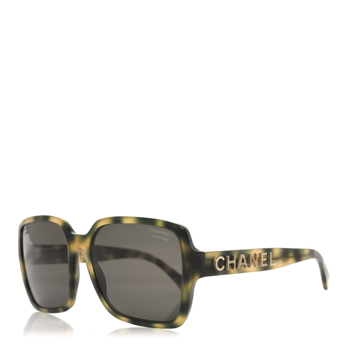 Chanel Acetate Square Sunglasses 5408 Green